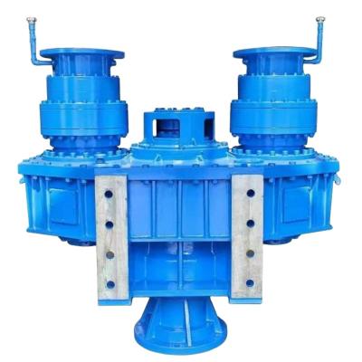 China Manufacturing Plant High Precision Parallel Shaft Reduction Gearbox Pile Driver Power Head  90KW*2 Gear Reducer for sale