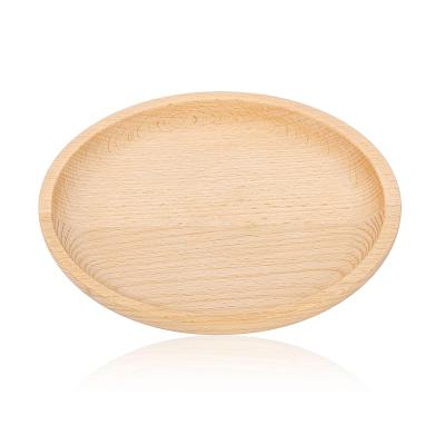 China Wholesale Customized Wooden Round BAMBOO Tray Suitable for Kitchen Dish Snacks Fruit Desserts Can Also Crystal Display Decoration for sale