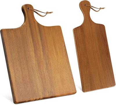 China Amazon Viable pure wooden hot cutting board wholesale bamboo cutting plates factory cooperation for sale