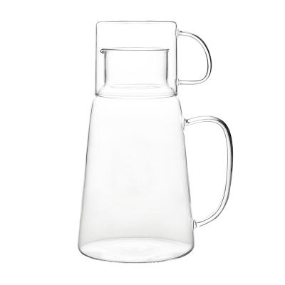 China Sustainable High Quality 1.3L Hot Water Pitcher With Cup for sale