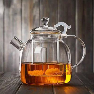 China New Viable Chinese Teapot With Adult Glass Infuser Filter Teapot Diner for sale