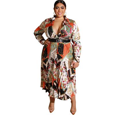 China 2022 Autumn Maxi Sexy Long Sleeve Plus Size Women's Breathable Casual Dress for sale