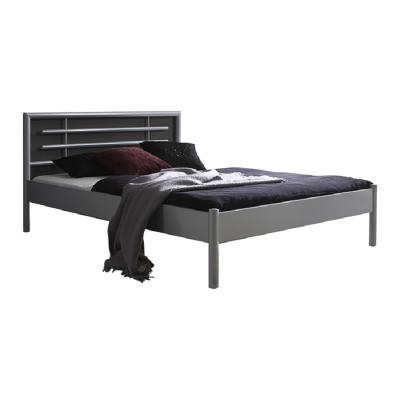 China Modern design fashion bed frame metal iron bedroom furniture modern king size bed for sale