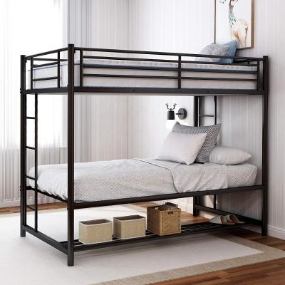 China Unique Storage 2021 New Design Metal Storage Kids Bunk Bed Frame For Adult for sale