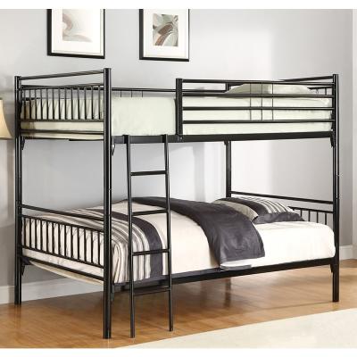 China Cheap Modern Bedroom Furniture Metal Bunk Beds Iron Material Kids Metal Double Deck Bed for sale