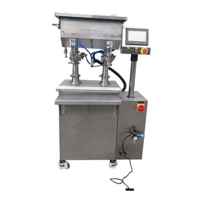 China Cheap Beverage Double Heads Piston Liquid Paste / Cream Packing Filling Machine for sale