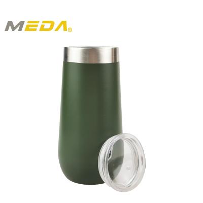 China 12oz Factory Wholesale Double Wall Vacuum Wine Tumbler Business Insulated Tumbler for sale