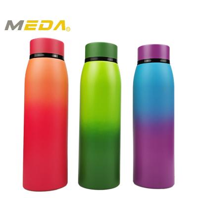 China PORTABLE 20oz 600ml Vacuum Flask Stainless Steel Straight Wholesale Bottle for sale