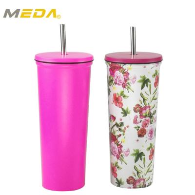 China Tumbler Stainless Steel 24oz Sustainable Travel Metal Vacuum Insulated OEM Customized Bottle for sale