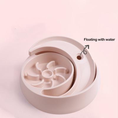 China Sustainable Pet Silicone Food Feeder Slow Feeder Puzzle Dog Floating Bowl And Water Bowl for sale