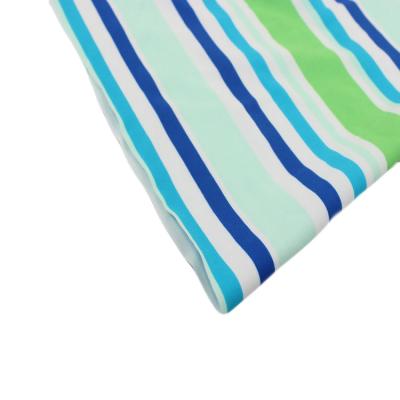 China Waterproof Custom Pattern Yarn Dyed Nylon Stripes Matte Fabric for sale