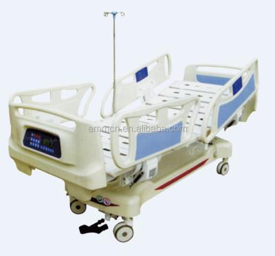 China Hospital Room Hospital Bed White Steel Sets FIVE FUNCTIONS LINEAR LIFTING ADVANCED ELECTRIC BED for sale