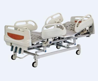 China EMM-B-01 Five Function Hospital Room Linear Lifting Hospital Bed Sets Advance Electric White Steel Material ABS Steel Material for sale