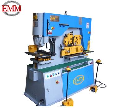 China Metal Forming EMM Q35Y-20 Locksmith Manual Hole Punching Machine Custom Formed Hole Punches Hydraulic Iron Worker Machine with Long Use for sale