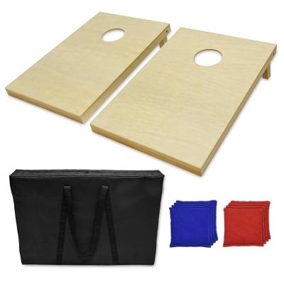 China Throwing Hole Bean Bag Carrying Case Corn Cornhole Boards Ourdoor Game Cornhole Throwing Garden Yard Wooden Outdoor Giant Sandbag Panel for sale