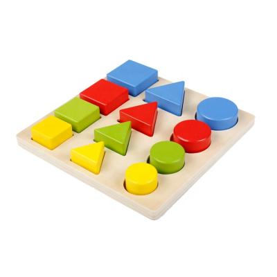 China Wooden Learning Wooden Toys Children's Learning Wooden 3D Puzzle Cube Children's Montessori Educational Toys for sale