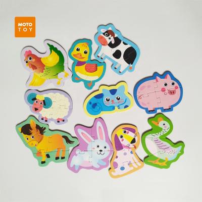 China Cartoon Toy Cartoon Paper Jigsaw Puzzles for Kids Intelligence Educational Puzzles for Children 2020 New for sale