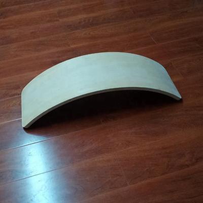 China Eco-Friendly Wood Curvy Seesaw Wooden Curvy Seesaw Balance Board Yoga Wooden Board Children's Material Sensory Training Toys for sale