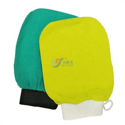 China EXFOLIATE Glove Manufacturer Directly Export 100% Morocco Turkish Hammam Bath Glove Squishy Manufacturer for sale