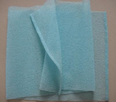 China Durable High Quality 30% Polyester +70% Nylon Cleaning Body Exfoliating Fabric For Nylon Shower Towel for sale