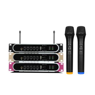 China Handheld Microphone Karaoke Microphone BT S-105L Wireless Microphone With Echo Tuning UHF Wireless Microphone for sale