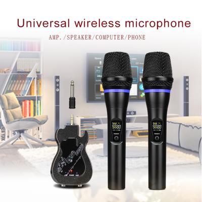 China Handheld Microphone Directional MIC for youtube BT Wireless UHF Portable Charging Microphone for sale