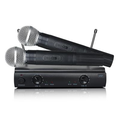 China Economic Microphone MV-58 Wireless Karaoke Microphone UHF Wireless Microphone Professional for sale