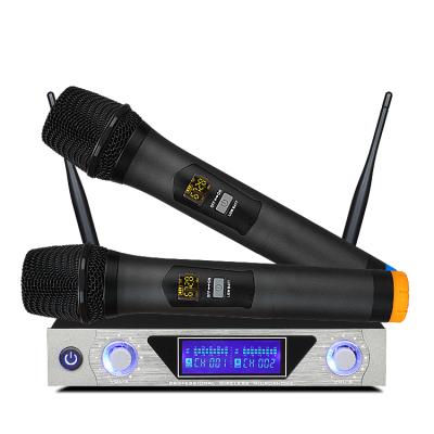 China Handheld Karaoke Wireless Microphone Microphone Set With MU868 Receiver for sale