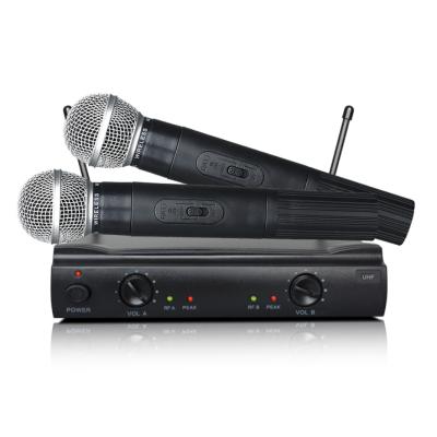 China OEM Economical 2 Channel UHF Headband Wireless Microphone for sale