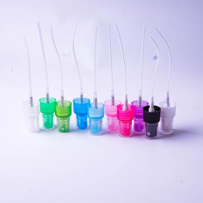 China Fine Mist Ready To Ship 20/410 PP Colored Fine Mist Sprayer For Garden Alcohol Sanitizer Perfume Bottle for sale