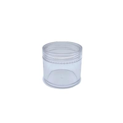 China High Quality Empty Acrylic Plastic Skin Care Face Cosmetics Packaging 20ml Small PS Eye Cream Jar Box Cosmetic Packaging Container With Clear Lid for sale