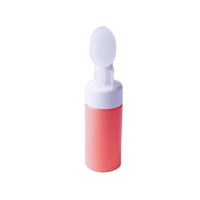 China Wholesale Red Lotion Packaging Foam 150ml Foam Plastic Bottle With Brush Head for sale