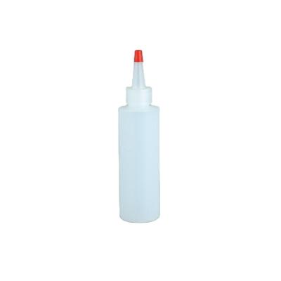 China Plastic Oil Packaging Bulk Stock 120ml HDPE Squeeze Dropper Bottle For Food Oil With Twist Top Cap for sale