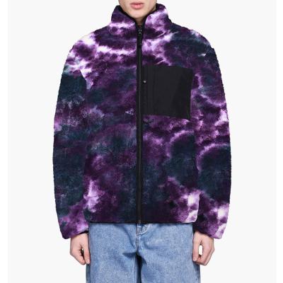 China Korean autumn and winter 2020 new men's outdoor fleece link dye breathable thick jacket for sale