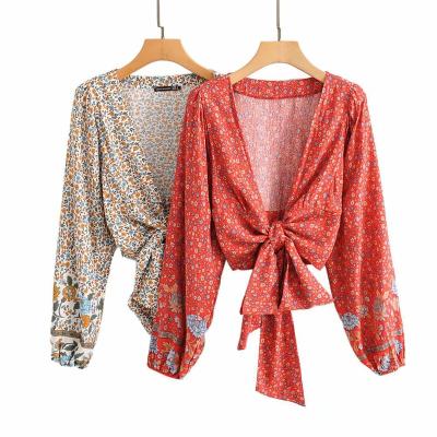 China Ladies Long Sleeve Women Rayon Shirt Blouse Tops Anti Shrink Plus Size Women's Blouses And Shirts for sale