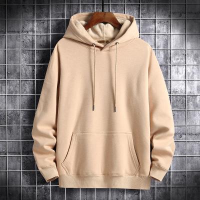 China Custom Winter Men's Anti-Wrinkle Logo Pullover Hoodies Plain Oversized 100% Cotton for sale