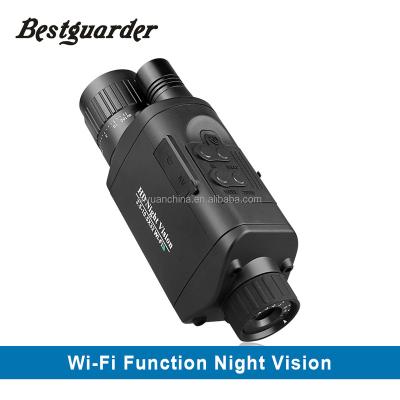 China 300-500m Bestguarder NV-500 850nm Digital Night Vision Infrared Handheld Monocular Camera With Wifi Function for sale