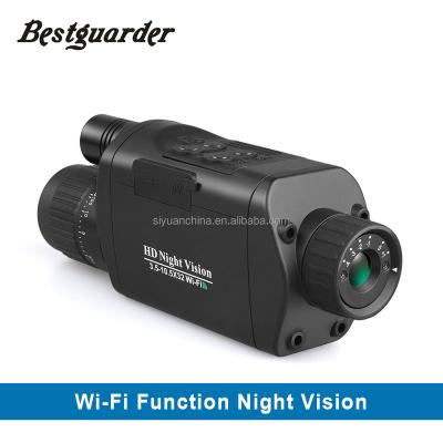 China 300-500m Bestguarder Wifi Digital Night Vision Monocular 350M in Dark with Photo and Video Recording Function for sale