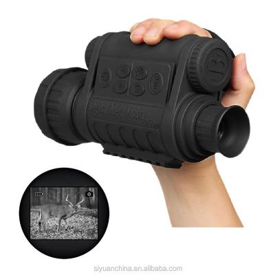 China 300-500m 6x50 Digital 5MP Infrared Night Vision Monocular OEM Bestguarder Brand With 350m Range for sale