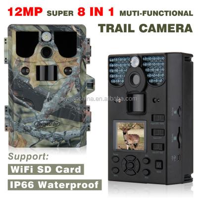 China Waterproof / Waterproof 12mp Trophy Cam HD Bone Collector Game Camera With Game Call for sale