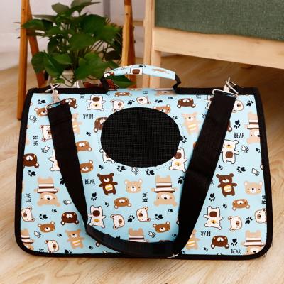 China Breathable Pet Travel Bag Pet Cat Dog Travel Bag Carry Bag Breathable Carrying Carrying Bag Hand for sale