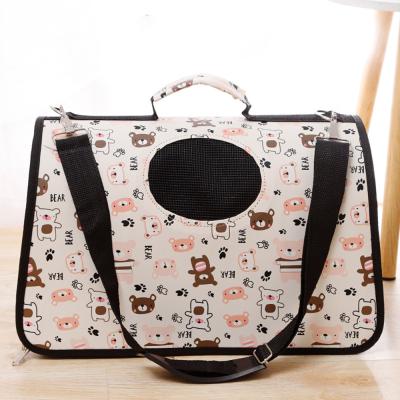 China Outing Bag Packable Pet Bag Pet Cat Dog Travel Bag Breathable Breathable Pet Transport for sale