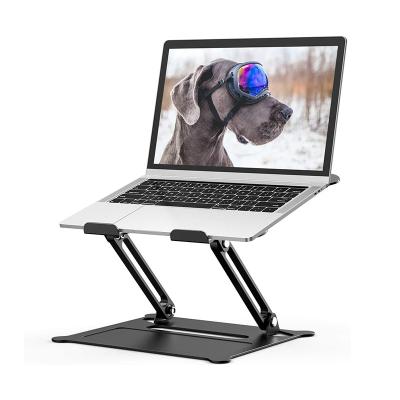 China Laptop Stand Adjustable Portable Computer Stand Rriser & Multi-Angle Stand with Heat-Vent to Elevate 10~17 in Laptop Holder for sale