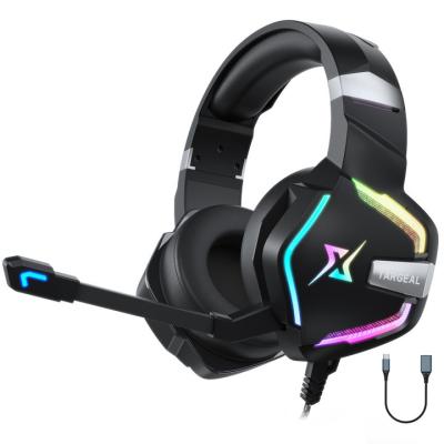 China 2021 Hot Product Headphone  Gaming Headset 7.1 With RGB Light Bass Stereo Wired Headphones for sale