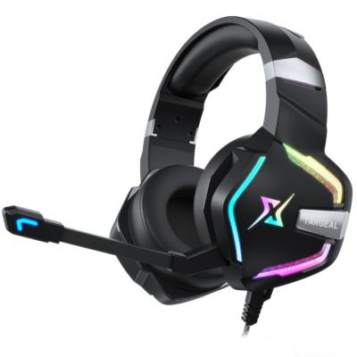 China Custom Vibration Gaming Headset 7.1 Wired Gaming Headset RGB Light  With Microphone headphones gaming for sale