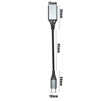 China Wholesale  type-cOTG adapter cable TYPE-C male to USB2.0 female adapter cable to connect mouse keyboard U disk for sale