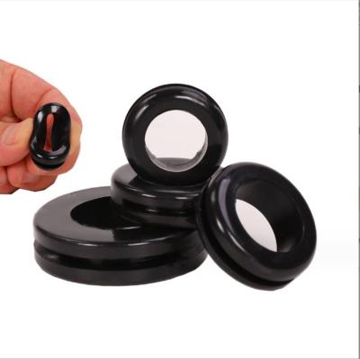 China Silicone Rubber EPDM NBR NR Cable Sleeve Rubber Grommet for Moulding Processing Service for sale