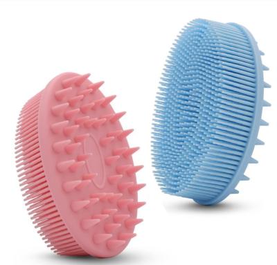 China Easy to Clean Loofah Skin with Silicone Body Scrubber and Exfoliating Shower Bath Brush for sale