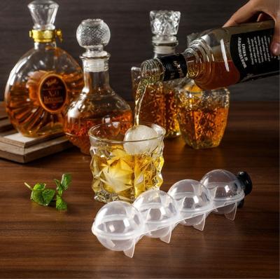 China Silicone Ice Cube Mold for Easy Release Whisky Balls Stocked Kitchen Accessory in 2023 for sale