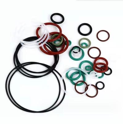 China Custom CR Rubber O-Ring for Food Grade Silicone O Ring Seal in Black Nitrile FKM for sale